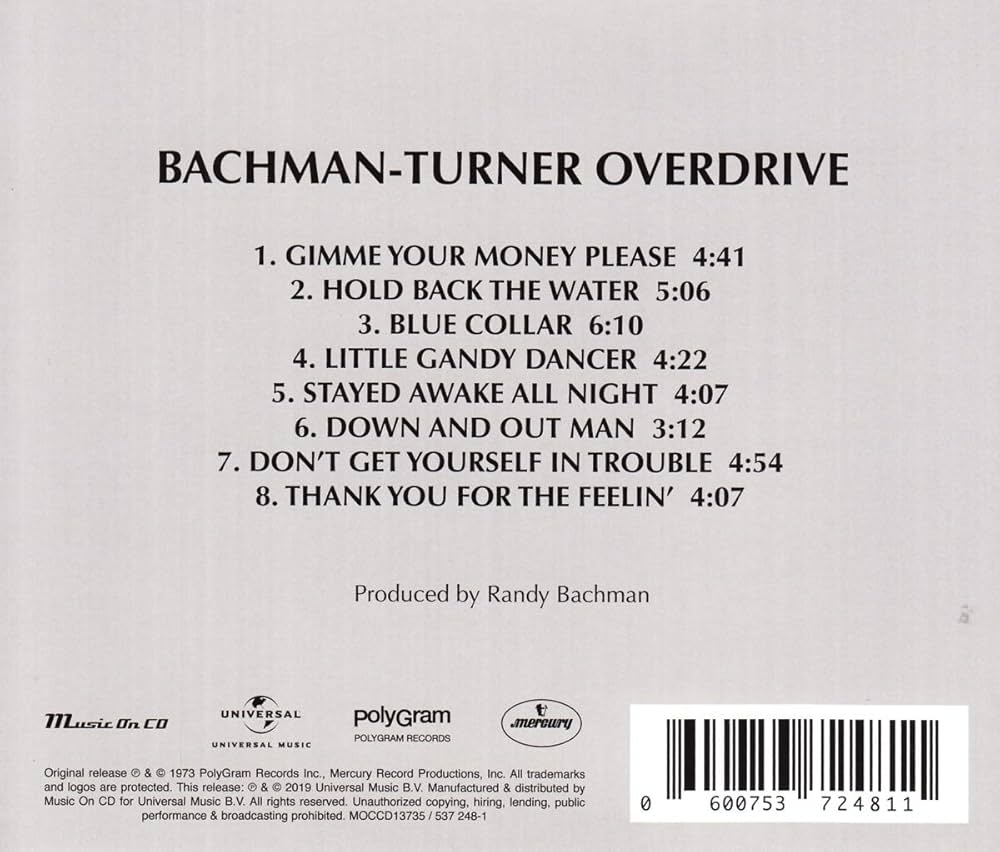 Bachman-Turner Overdrive CD ボックスセット BACHMAN TURNER OVERDRIVE - 6 CD Bundle - Japan Mini LP SHM